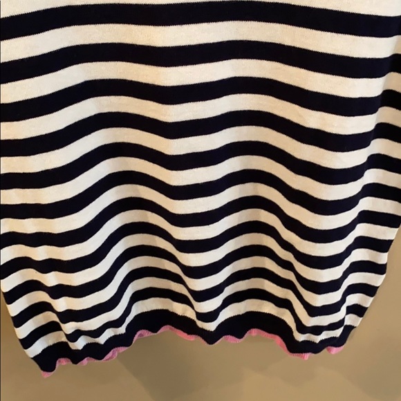 Allude Striped Tee Shirt Size Medium - Picture 5 of 8